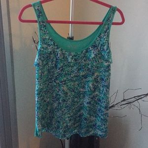 Ruffle Blue Dress Shirt